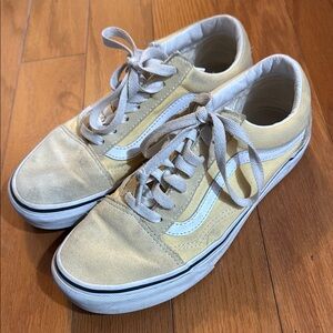 Yellow and White Sneakers